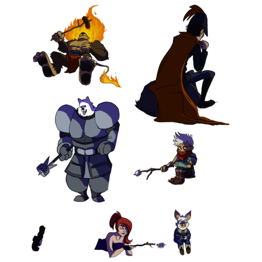 Thumb campfire sprites